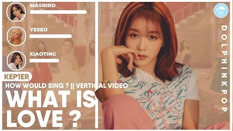 How Would KEP1ER sing "What is Love" (TWICE) | Line Distribution (Vertical Video)