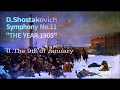 ショスタコーヴィチ：交響曲第11番「1905年」よりⅡ「1月9日」打ち込み　D.Shostakovich: Symphony No. 11 "The Year 1905" ( MIDI )