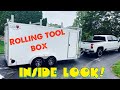 Tool trailer setup