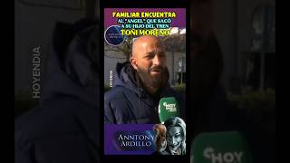 TOÑI MORENO AYUDA A FAMILIAR DE HERIDO DE ADAMUZ A ENCONTRAR AL "ANGEL" QUE SACO A SU HIJO DEL TREN