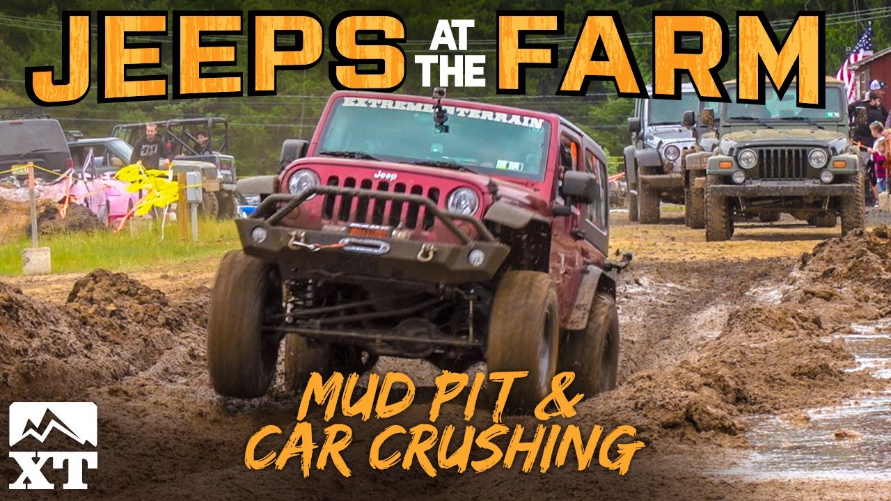 Jeeps at the Farm – Car Crushing, Show-N-Shine, Obstacle Course & More!
