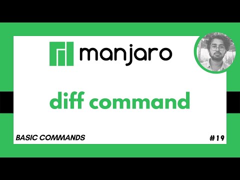 diff Command in Manjaro Linux - Basic Commands in Linux #19