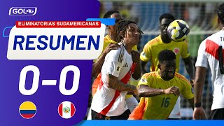 Thumbnail for RESUMEN Selección Colombia 0-0 Perú l ¡Nos faltó el gol! | Eliminatorias Mundial 2026