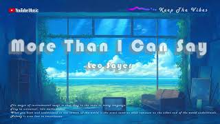 more Than I Can Say Original Instrumentalleo Sayer