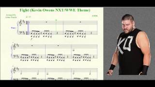 Wrestling Piano Theme Sheet Music - Fight (Kevin Owens NXT/WWE Theme)