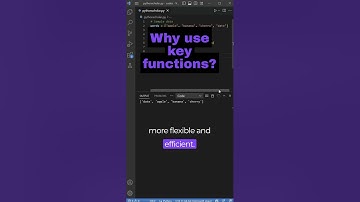 Python Efficiency: Sort Lists with Key Functions #coding #programming #python