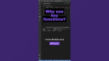 Python Efficiency: Sort Lists with Key Functions #coding #programming #python