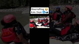 ഒരു ഒന്നന്നോരാ riverrafting 😂🥶തണുത്തു ചത്തു 🏔️#youtubeshorts #riverrafting #kulu #fyp