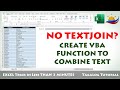 Textjoin VBA