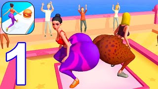 twerk rush game new levels : twerk race 3D - running gameplay walkthrough screenshot 1