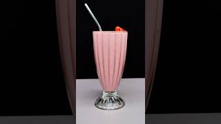 Perfect Strawberry Milkshake Recipe ASMR Cooking #asmr #shorts