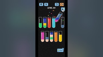 Water Color Sort Level 84 | Water Color Sort 84