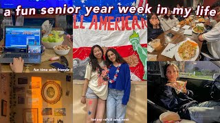 LAST school spirit week & rally week in my life! SENIOR YEAR vlog: friends, events, fun: school vlog
