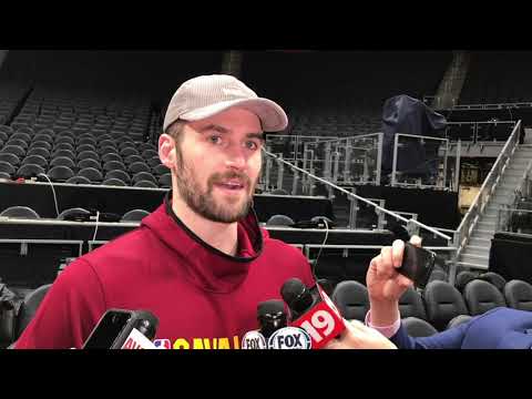 Kevin Love reacts to the passing of Kobe Bryant