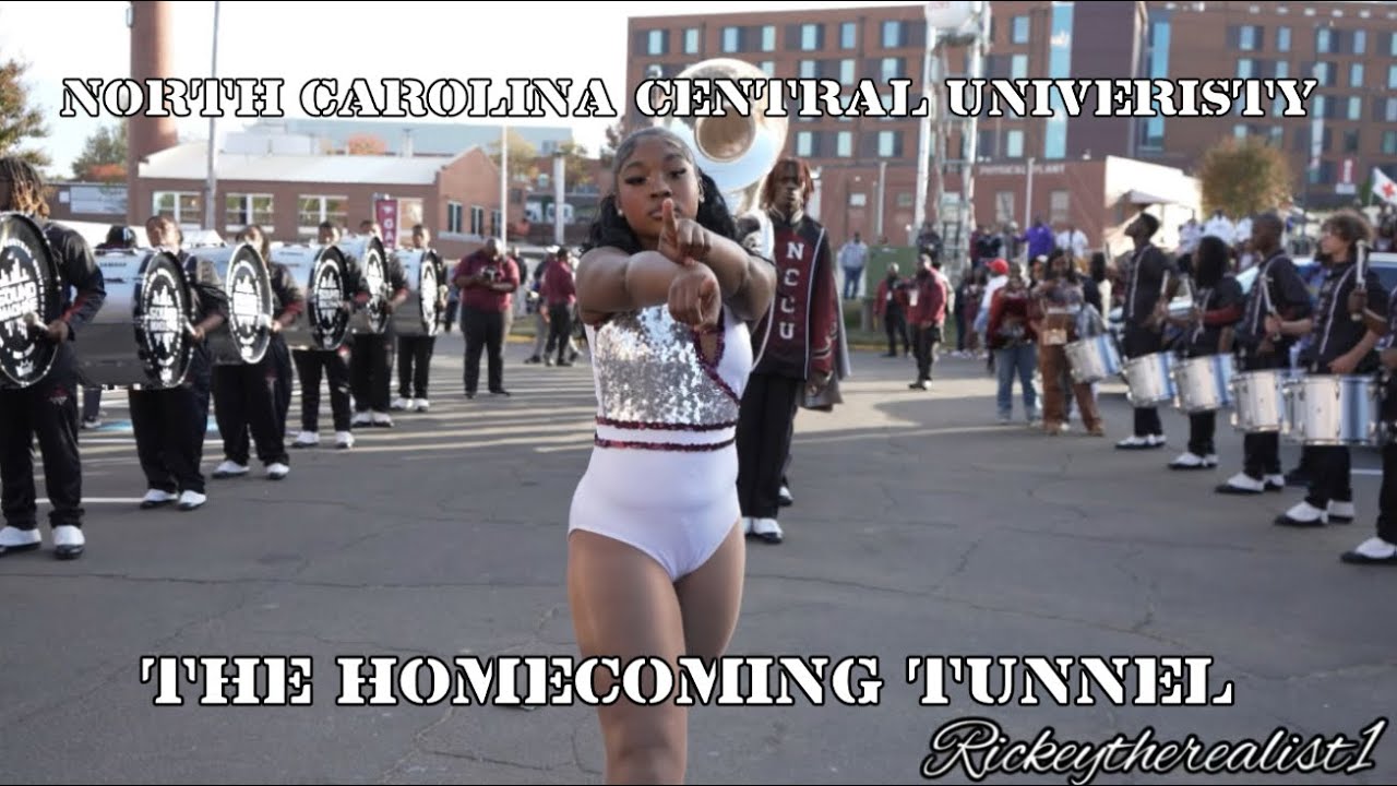 NCCU Marching Band 2025 Homecoming Tunnel  
