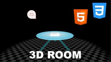3D Room with HTML, CSS, and JavaScript / How to Create 3D Elements with HTML, CSS, and JavaScript