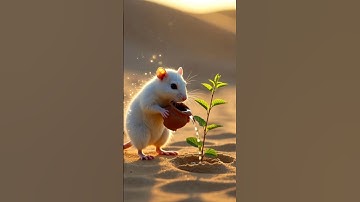 horse saved the mango tree from drying up by watering it😭#ai #tree #save #horse