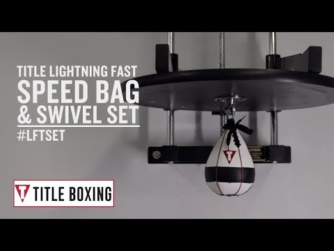 TITLE Lightning Fast Speed Bag & Swivel Set - TITLE Boxing - Miguel Berchelt Training - YouTube