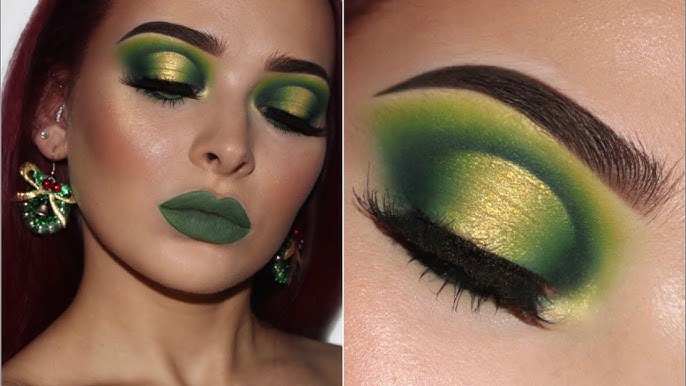 THE GRINCH INSPIRED EYE LOOK! Makeup Tutorial 