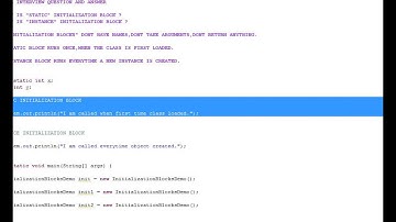 Instance Static Initialization Blocks in Java