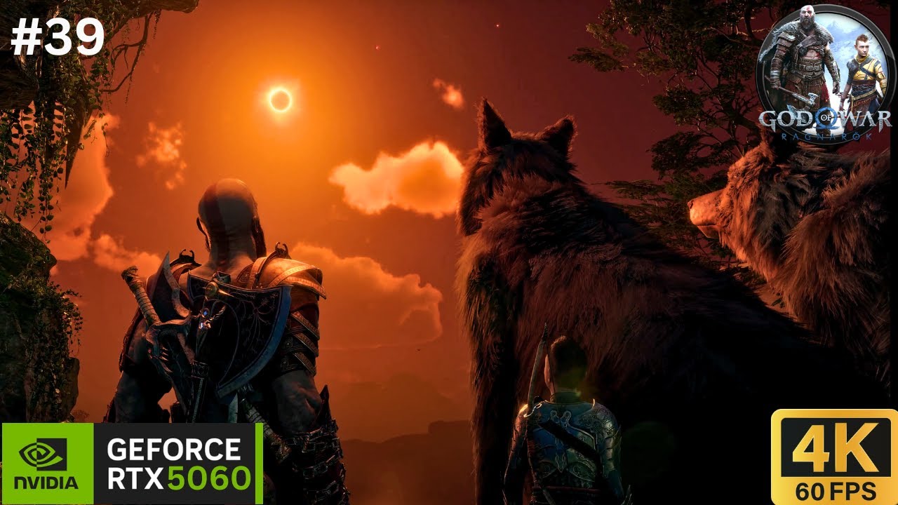 SKOLL AND HATI (GIANT WOLVES) in GOD OF WAR RAGNAROK  (FULL GAME)