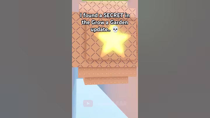 SECRET In Grow a Garden UPDATE 💀 #roblox #growagarden #update #secret #funny #memes #shorts