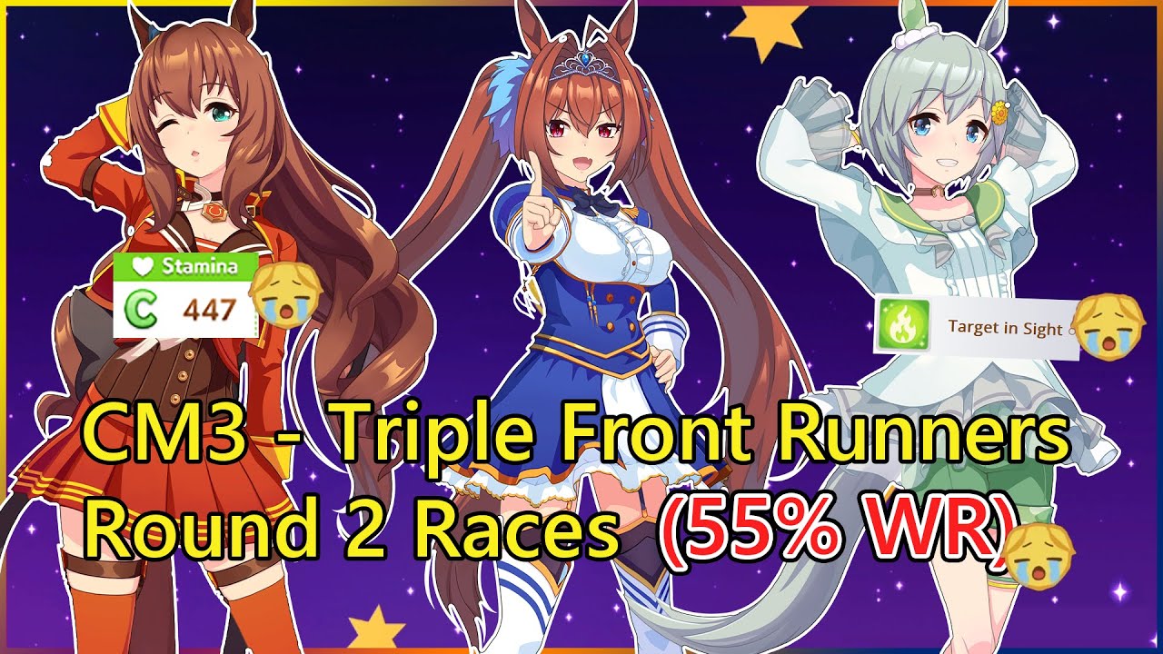 [Uma Musume] CM#3 Round 2 (Day 1&2) - Triple Front Runners - YouTube