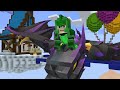 Riding on ENDER DRAGON in BedWars New Update! [BlockmanGo]