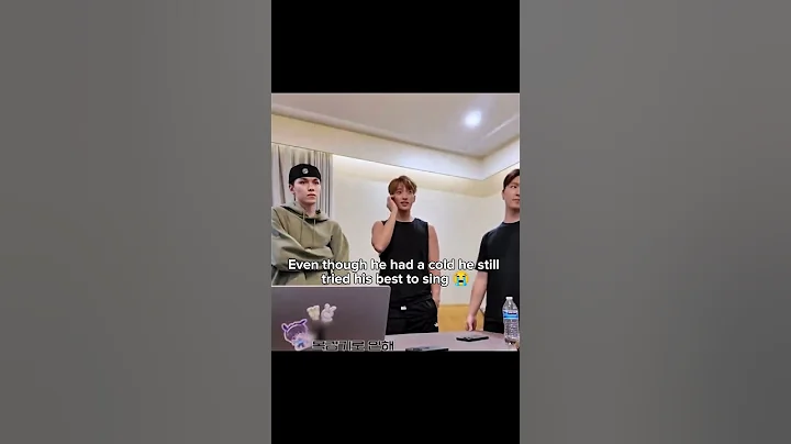 Even though DK had a cold he gave his all😭#dk#dino#joshua#mingyu#seventeen#shorts#youtubeshorts#svt