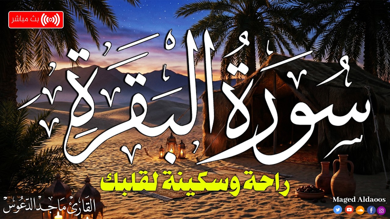 سورة البقره تلاوه رمضانيه🌛😍 قرآن كريم بصوت جميل جدا😌Ramadan Quran Recitation Surat Al-Baqarah