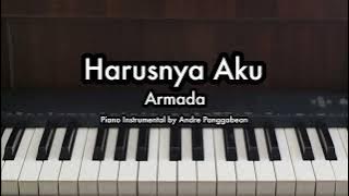 Harusnya Aku - Armada | Piano Karaoke by Andre Panggabean