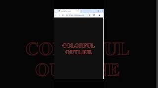 CSS Trick: Colorful Text Stroke Effect || Colorful Outline. Perfect for logos, and banners etc.