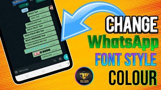 WhatsApp Text Tricks: WhatsApp All Typing Tricks 2022 | Change Text Font, Style and Colour in WA. screenshot 1