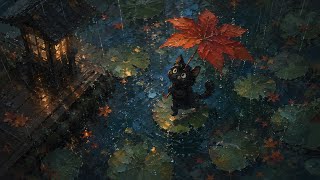 Rainy LoFi Music for Study & Sleep 🍁 Cozy Autumn Pond Ambience | Svara Orchestra screenshot 3