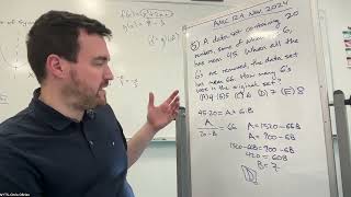 AMC 12A Nov. 2024 #5 (Fun mean problem)