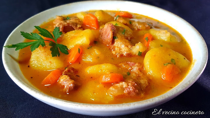 Patatas guisadas con COSTILLAS😍