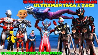 ULTRAMAN TAIGA & NARUTO BEAT ULTRAMAN SAGA & ZAGI! ULTRAMAN IPIN IS FREE! GTA 5 ULTRAMAN MODS