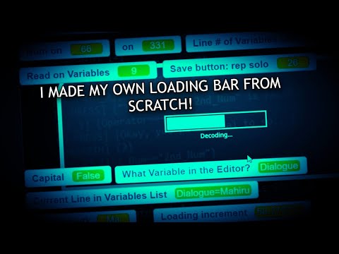 I made my own loading bar from Scratch!