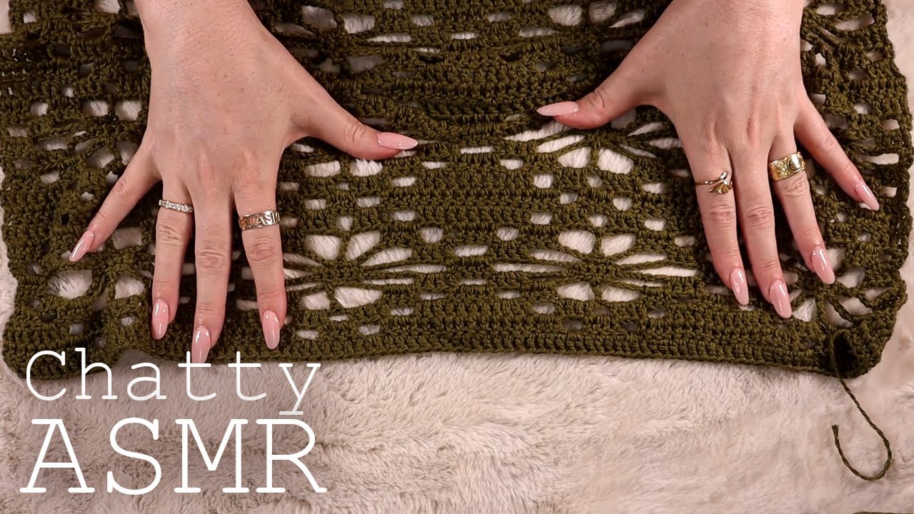 ASMR Crochet & Chat & Mini Unboxing (🎧 soft spoken, crinkles)