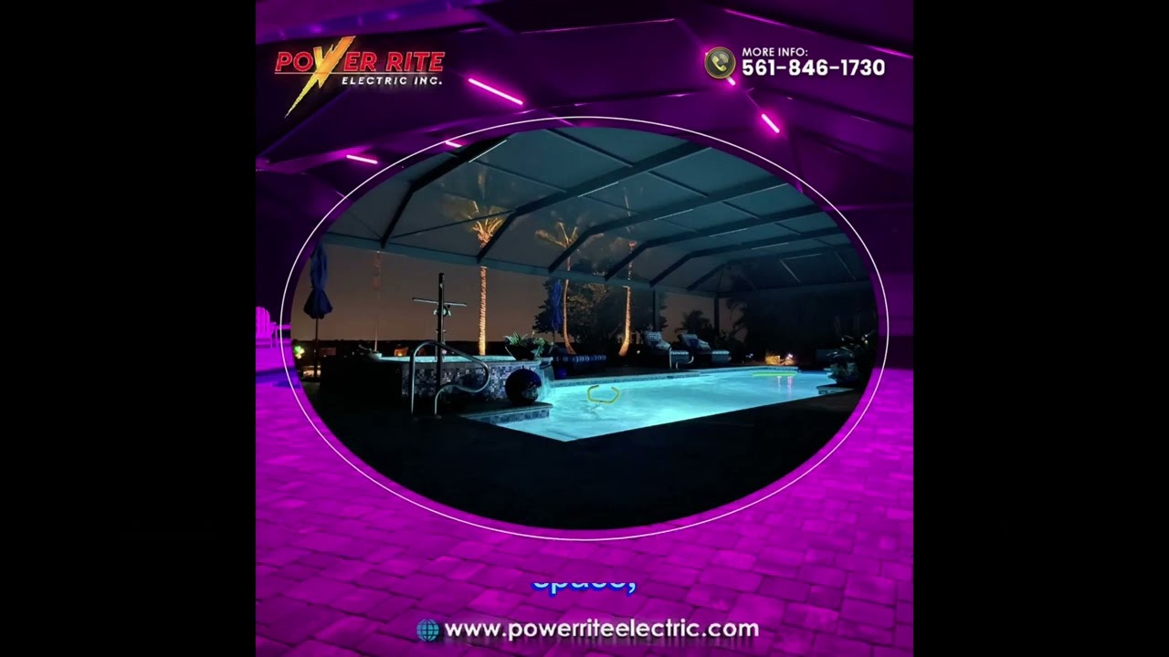 Permanent Outdoor Lighting, Outdoor Lighting Installers, Pool Lighting Services, Power Rite Electric
