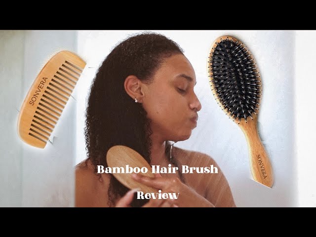 Wood Handled Paddle Hair Brush – living simply soap