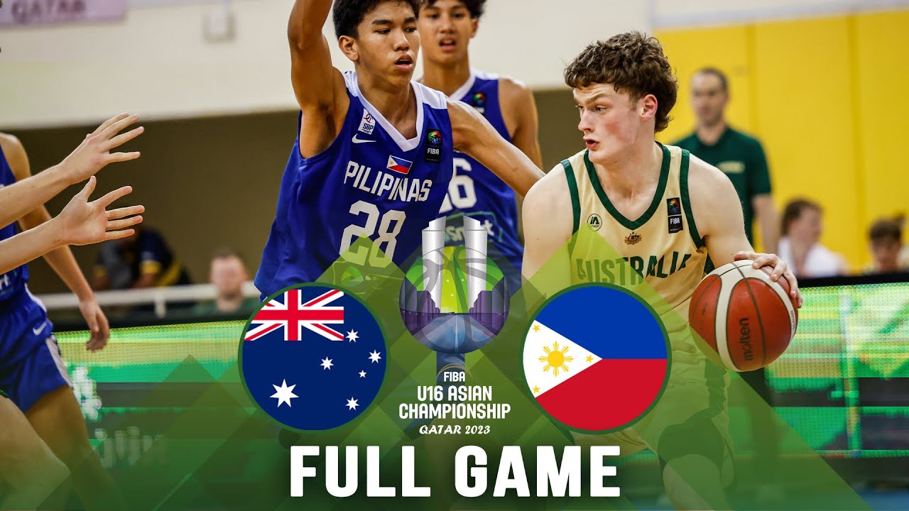 SEMI-FINALS Australia v Philippines Full Basketball Game - FIBA U16 Asian Championship 2023 2023