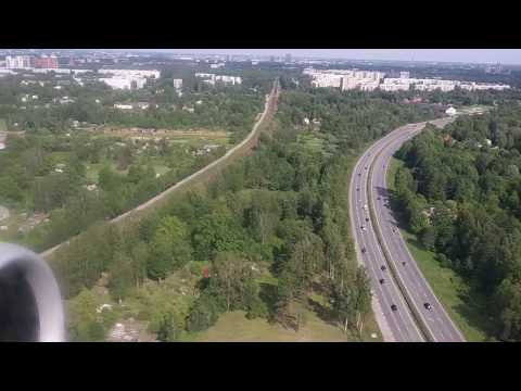 დაშვება რიგის აეროპრტში (Landing in Riga) - A220