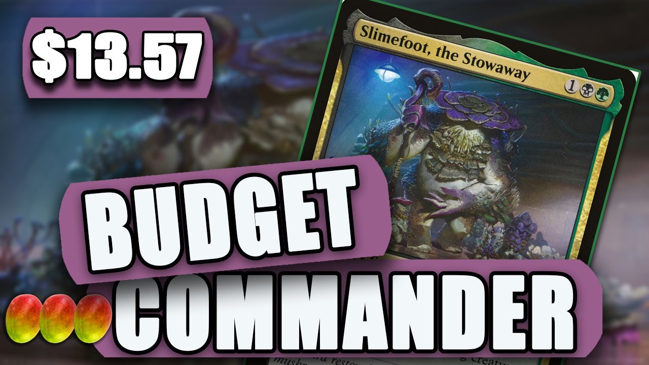 13 BUDGET COMMANDER DECK TECH Slimefoot the Stowaway EDH