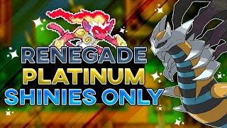 Beating Pokemon Renegade Platinum But I Can Only Use Shiny Pokemon! (Rom Hack)