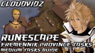 Runescape Fremennik Province Medium Tasks Guide