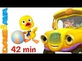 😉 The Wheels on The Bus - Part 3 | Dave and Ava | Nursery Rhymes and Baby Songs 😉