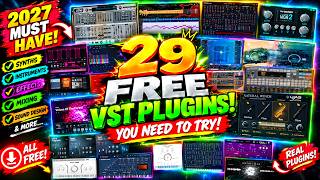 29 FREE VST PLUGINS You NEED to Try in 2026! 🤯🔥