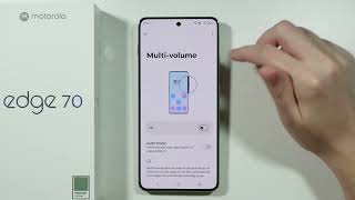 Motorola Edge 70: كيفية تشغيل/إيقاف تشغيل مستوى الصوت المتعدد (التحكم في مستوى الصوت لكل تطبيق) screenshot 1