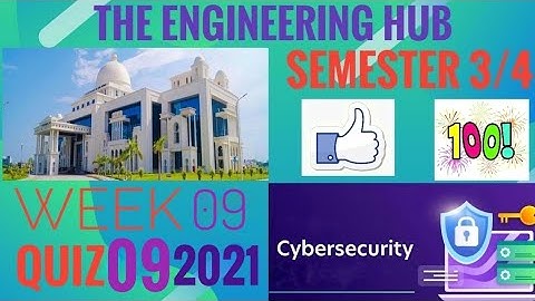 COMPUTER SYSTEM SECURITY | QUIZ 09 | AKTU PRUTOR AI | THE ENGINEERING HUB